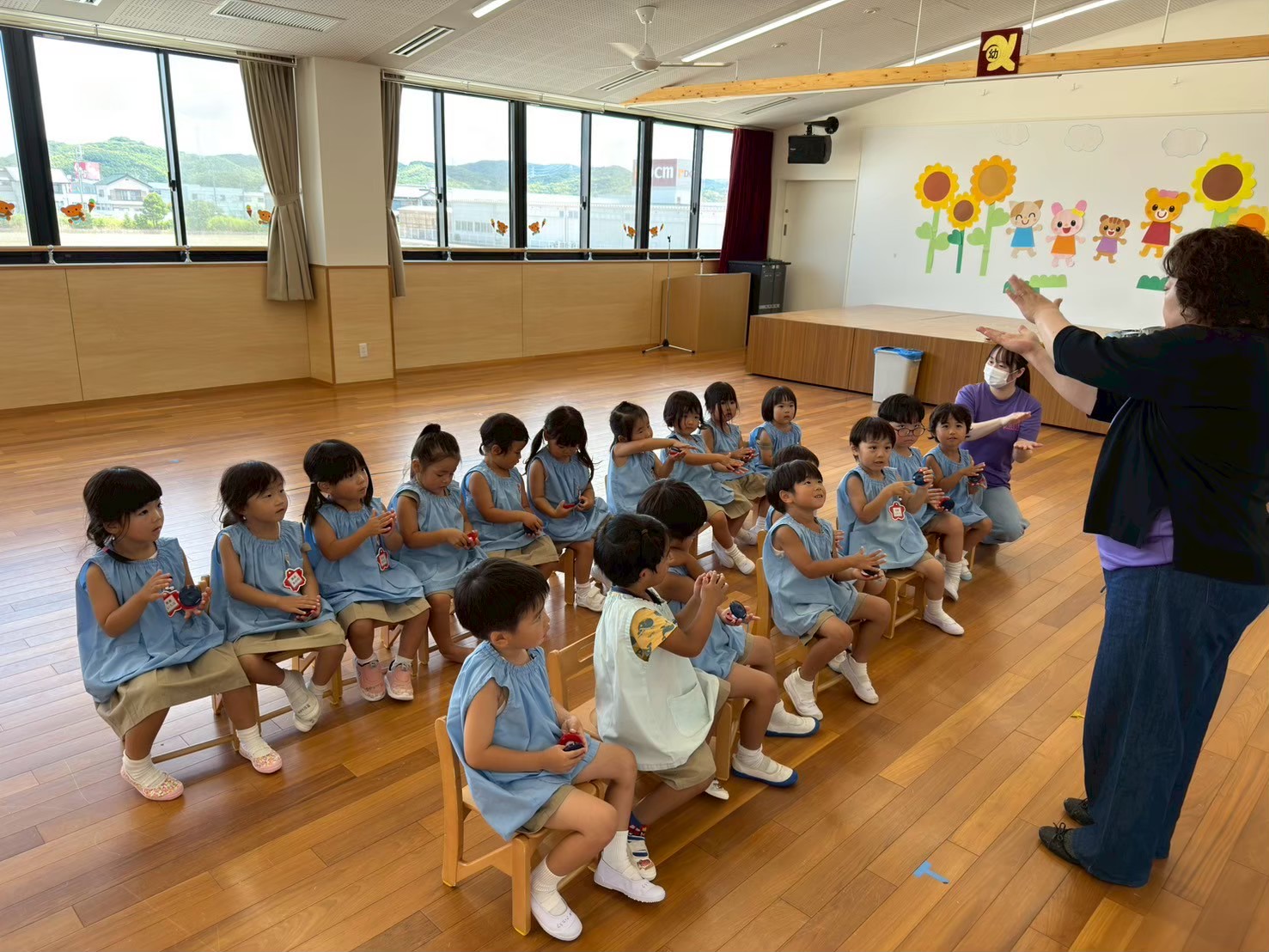 感じたものを自由に身体で表現